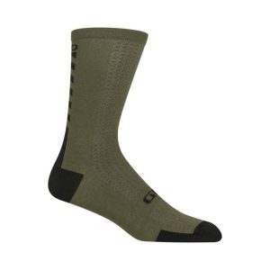 Skarpety wełniane Giro Hrc Merino. Zielone skarpetki Giro, bez wzorów, z wełny. Za 131,50 zł.