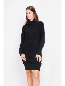 William de Faye Sukienka dzianinowa w kolorze czarnym rozmiar: 36. Czarne sukienki William de Faye, na co dzień, bez wzorów, z dzianiny, klasyczne, bez kołnierzyka, bez ramiączek, mini, proste. Za 130,99 zł.