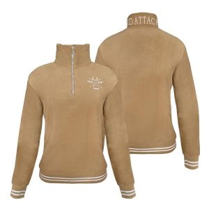 Bluza polarowa JD ATTACK Maya. Brązowe bluzy JD ATTACK, bez wzorów, z polaru, bez kaptura. Za 239,00 zł.