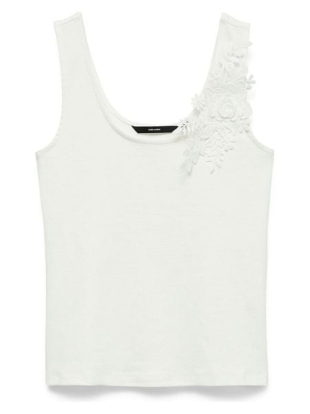 Vero Moda Top w kolorze białym rozmiar: S. Białe topy Vero Moda, s, bez wzorów, z bawełny, bez kołnierzyka, bez ramiączek. Za 71,89 zł.