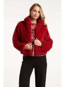 Smashed Lemon Kurtka przejściowa w kolorze czerwonym rozmiar: S. Czerwone kurtki Smashed Lemon, s, bez wzorów, bez kaptura. Za 173,99 zł.