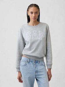 GAP Bluza w kolorze szarym rozmiar: XXL. Szare bluzy GAP, xxl, bez wzorów, bez kaptura. Za 112,36 zł.