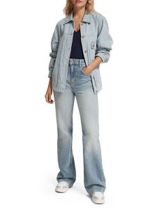 Scotch & Soda Dżinsy - Regular fit - w kolorze błękitnym rozmiar: W32/L34. Niebieskie jeansy Scotch & Soda, bez wzorów, z podwyższonym stanem. Za 252,99 zł.