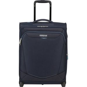 Walizka na 2 kółkach American Tourister SummerRide S. Niebieskie walizki AMERICAN TOURISTER, bez wzorów, z materiału. Za 516,95 zł.