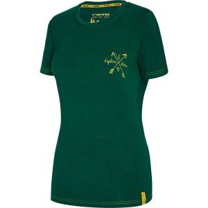 Koszulka turystyczna damska Viking Lako Bamboo. Szare bluzki Viking, xs, bez wzorów, sportowe, bez kołnierzyka, bez ramiączek. Za 129,99 zł.