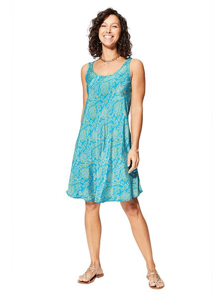 Ipanima Sukienka w kolorze turkusowym rozmiar: 38/40. Niebieskie sukienki Ipanima, bez wzorów, klasyczne, bez kołnierzyka, bez ramiączek, midi. Za 74,11 zł.