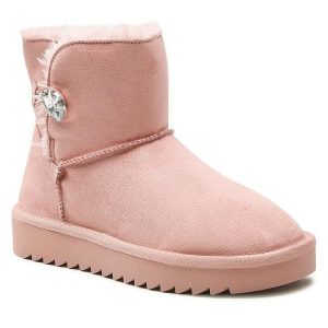 Śniegowce Jenny Fairy. Czerwone buty zimowe Jenny Fairy, bez obcasa, bez zapięcia. Za 149,99 zł.