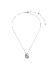 Swarovski Naszyjnik Swan 5732412 Srebrny. Szare naszyjniki Swarovski, metalowe. Za 529,99 zł.