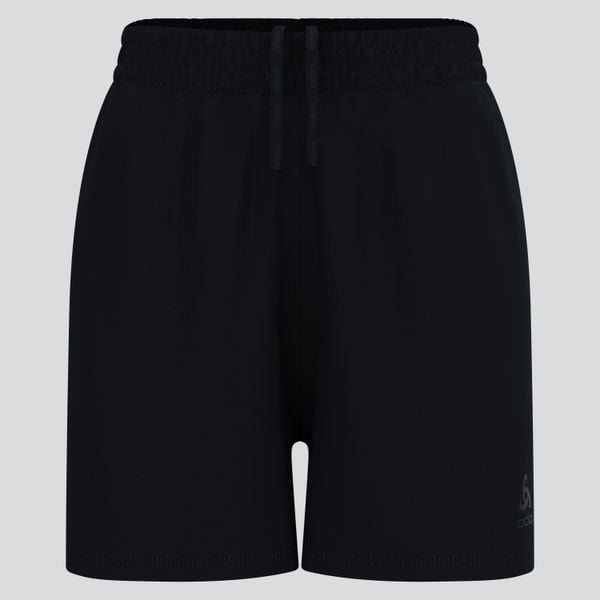 Spodenki damskie Odlo ESSENTIAL 4 INCH Short. Czarne szorty ODLO, bez wzorów, sportowe. Za 199,99 zł.