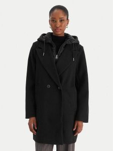 Vero Moda Płaszcz przejściowy Grace 10332379 Czarny Regular Fit. Czarne płaszcze Vero Moda, xl, bez wzorów, z syntetyku, bez kaptura. Za 359,99 zł.