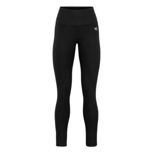 Damskie legginsy z wysokim stanem Kari Traa Nina. Zielone legginsy Kari Traa, bez wzorów, z elastanu, z podwyższonym stanem, długie. Za 336,50 zł.