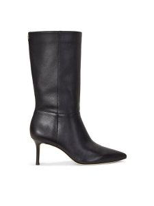 Lauren Ralph Lauren Kozaki 802942516001 Czarny. Czarne kozaki Lauren Ralph Lauren, bez wzorów, ze skóry, bez obcasa, na szpilce, bez zapięcia. Za 739,99 zł.