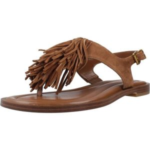 Sandały MICHAEL KORS INDRA THONG Brązowy. Brązowe buty trekkingowe MICHAEL KORS ACCESS, ze skóry, bez zapięcia. Za 602,99 zł.