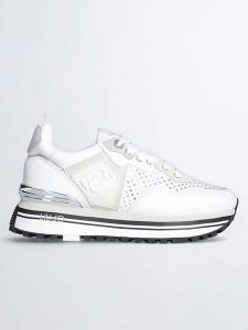 Liu Jo Skórzane sneakersy w kolorze białym rozmiar: 38. Białe trampki Liu Jo, bez wzorów, bez zapięcia. Za 439,24 zł.