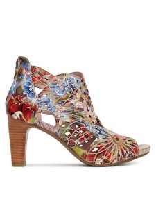 Laura Vita Sandały Albane 48 Kolorowy. Sandały LAURA VITA, bez wzorów, ze skóry, bez obcasa, na słupku, bez zapięcia. Za 529,99 zł.