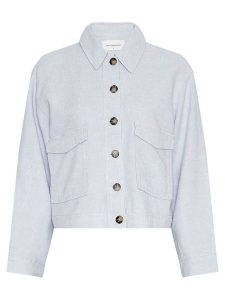 MOSS COPENHAGEN Kurtka przejściowa w kolorze błękitnym rozmiar: XL. Niebieskie kurtki Moss Copenhagen, xl, bez wzorów, bez kaptura. Za 180,06 zł.