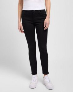 DAMSKIE SPODNIE LEE HIGH RISE SKINNY MOST BLACK 112346956 L34G007758. Czarne rurki Lee. Za 189,99 zł.