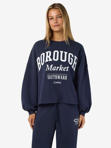 Noisy may Bluza w kolorze granatowym rozmiar: S. Niebieskie bluzy Noisy may, s, bez wzorów, bez kaptura. Za 100,99 zł.