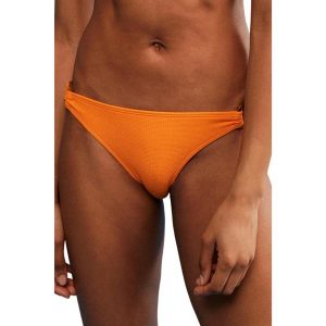 Dół stroju kąpielowego damskiego Roxy Color Jam Bottoms. Brązowe bikini Roxy, bez wzorów. Za 89,99 zł.