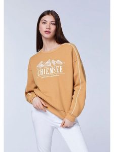 Chiemsee Bluza w kolorze jasnobrązowym rozmiar: XS. Brązowe bluzy Chiemsee, xs, bez wzorów, bez kaptura. Za 74,63 zł.