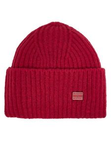 Tommy Hilfiger Czapka Elevated Heritage AW0AW17905 Czerwony. Czerwone czapki TOMMY HILFIGER, bez wzorów, z wełny. Za 129,99 zł.