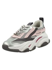 Steve Madden Sneakersy w kolorze jasnoróżowo-srebrno-białym rozmiar: 40. Białe trampki Steve Madden, bez wzorów, z materiału, bez zapięcia. Za 217,99 zł.