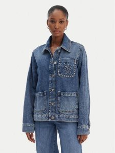 Liu Jo Kurtka jeansowa UA6125 D4854 Niebieski Regular Fit. Niebieskie kurtki Liu Jo, s, bez wzorów, z bawełny, bez kaptura. Za 571,99 zł.
