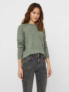 Vero Moda Sweter w kolorze khaki rozmiar: M. Brązowe swetry oversize Vero Moda, m, bez wzorów, bez ramiączek. Za 93,45 zł.