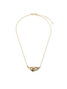 Tory Burch Naszyjnik Interlocking Wishbone Pendant 161070 Złoty. Żółte naszyjniki Tory Burch, metalowe. Za 489,99 zł.