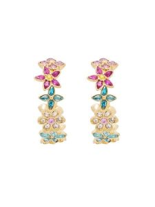 Guess Kolczyki JUBE06 031JW Złoty. Żółte kolczyki Guess, metalowe. Za 252,99 zł.