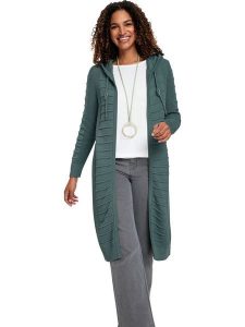 WITT WEIDEN Kardigan w kolorze zielonym rozmiar: 46. Zielone kardigany WITT WEIDEN, bez wzorów, ze splotem, bez ramiączek. Za 43,78 zł.