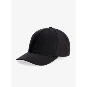 Czapka z daszkiem Odlo Performance Snapback Cap. Czarne czapki ODLO, bez wzorów, sportowe. Za 119,99 zł.