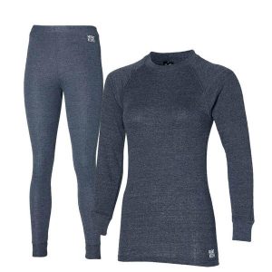 Heatkeeper zestaw termiczny damskie comfort - koszulka + legginsy termoaktywne. Brązowe komplety bielizny HEAT KEEPER, bez wzorów, ze skóry. Za 179,99 zł.
