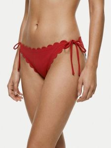 HUGO Dół od bikini Original 50555675 Czerwony Regular Fit. Czerwone bikini Hugo, bez wzorów, z syntetyku. Za 259,99 zł.