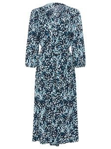 Olsen Sukienka w kolorze czarno-niebieskim rozmiar: 36. Czarne sukienki Olsen, bez wzorów, z tkaniny, bez kołnierzyka, bez ramiączek, maxi. Za 165,99 zł.