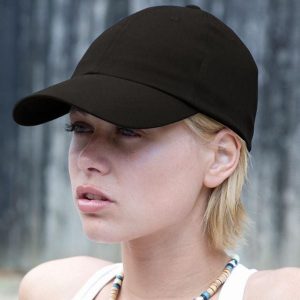 Bawełniana Czapka Bejsbolówka Niski Profil. Czerwone czapki RESULT, bez wzorów, z bawełny. Za 38,99 zł.