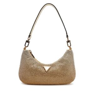 Torebka Guess. Żółte torebki klasyczne Guess, z aplikacjami, bez dodatków. Za 379,99 zł.