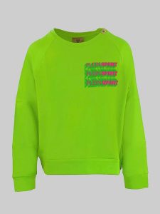 Plein Sport Bluza w kolorze jasnozielonym rozmiar: M. Zielone bluzy Plein Sport, m, bez wzorów, z bawełny, bez kaptura. Za 172,49 zł.