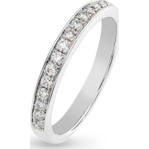 Pierścionek Białe Złoto - złoto białe 585, Brylant 0,25ct. Pierścionki marki W.KRUK. Za 3 390,00 zł.