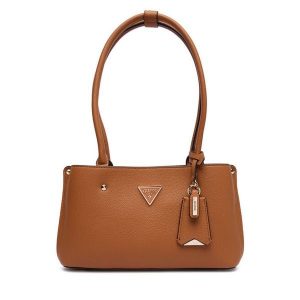 Torebka Guess. Brązowe torebki klasyczne Guess, z aplikacjami, bez dodatków. Za 439,99 zł.