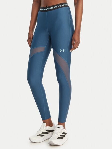 Under Armour Legginsy HeatGear® 6010009 Granatowy Slim Fit. Niebieskie legginsy Under Armour, m, bez wzorów, z syntetyku, na fitness i siłownię. Za 199,99 zł.