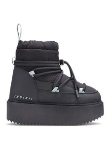 INUIKII Botki zimowe "Technical Platform" w kolorze czarnym rozmiar: 37. Czarne botki Inuikii, na zimę, bez wzorów, z wełny, bez obcasa, na platformie, bez zapięcia. Za 502,76 zł.