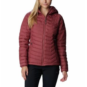 Kurtka Turystyczna Puchowa Damska Columbia Powder Lite Hooded Jacket. Brązowe kurtki Columbia, s, bez wzorów, z puchu, bez kaptura. Za 543,99 zł.