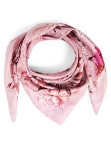 GUESS Szalik damski Kobiety różowy wzorzysty, ONE SIZE. Czerwone szaliki Guess, z aplikacjami, z syntetyku. Za 229,95 zł.