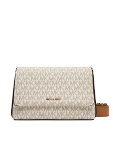 MICHAEL Michael Kors Torebka Nessa 30T5G8ZM1B Beżowy. Brązowe torebki klasyczne MICHAEL Michael Kors, bez wzorów, ze skóry, bez dodatków. Za 679,99 zł.