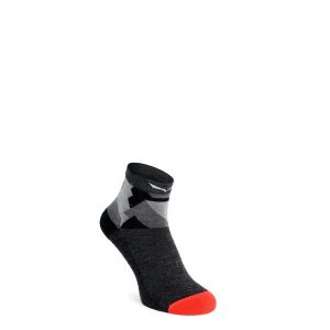 Skarpety damskie Salewa Pedroc Camu AM Qrt Sock. Czarne skarpetki Salewa, bez wzorów. Za 119,99 zł.