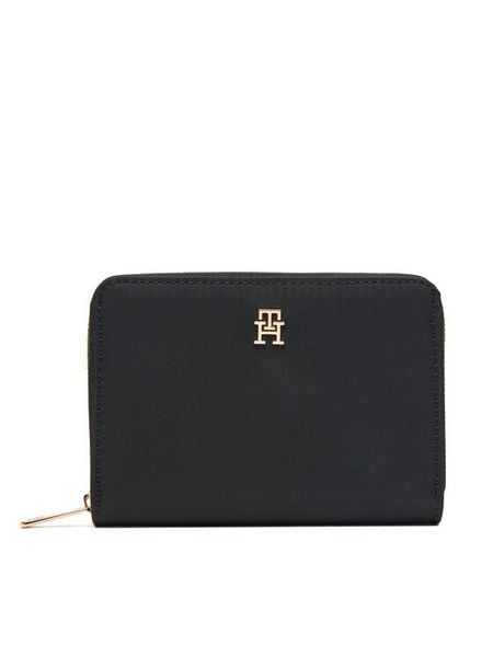 Tommy Hilfiger Portfel Th Icon Med Za Nylon AW0AW17741 Czarny. Czarne portfele TOMMY HILFIGER, bez wzorów, z nylonu. Za 159,99 zł.