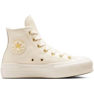 Sneakers Converse Chuck Taylor As Lift. Brązowe trampki Converse, bez wzorów, ze skóry ekologicznej, bez zapięcia. Za 444,84 zł.