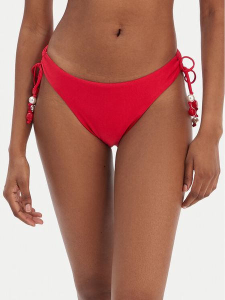 Seafolly Dół od bikini Palermo 40757-217 Czerwony. Czerwone bikini Seafolly, bez wzorów, z syntetyku. Za 369,99 zł.