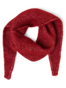 Samsøe Samsøe szalik z dzianiny z zawartością alpaki i merynosów - Sanor Kobiety Wełna merino czerwony, ONE SIZE. Czerwone szaliki Samsøe & Samsøe, bez wzorów, z dzianiny. Za 199,95 zł.